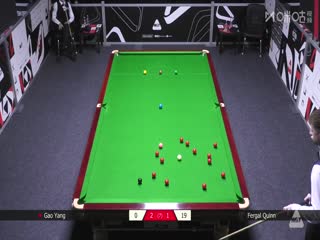 2025斯诺克英国公开赛资格赛 弗加尔·奎因2-4高阳 20250626